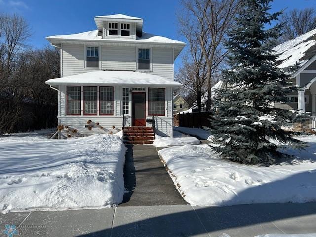 view of front of home