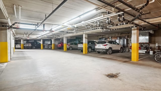 view of parking deck