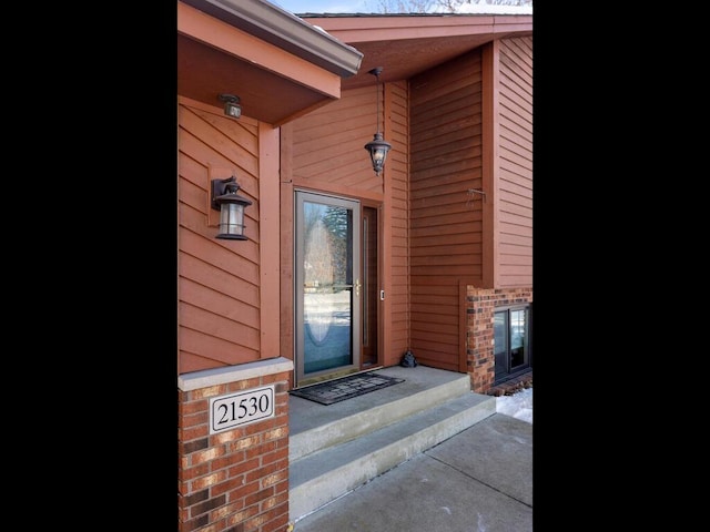 view of property entrance