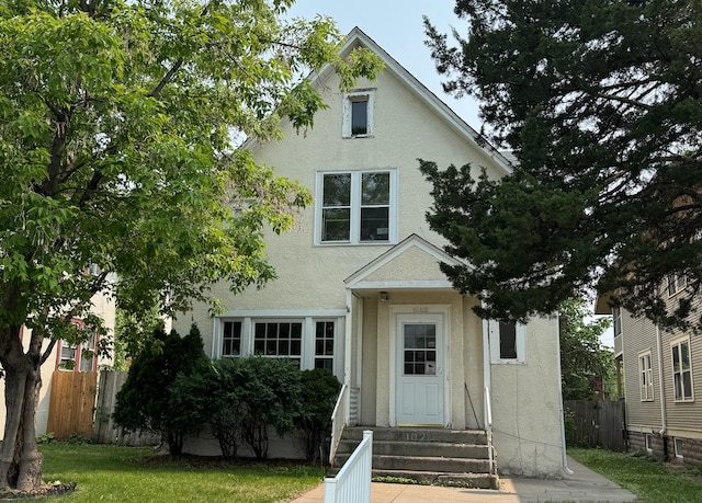 1002 Marshall Ave, Saint Paul, MN 55104 - view of front of property with entry steps and stucco siding