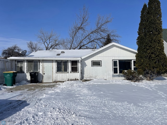 view of ranch-style house