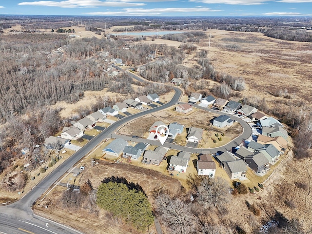 birds eye view of property featuring a residential view