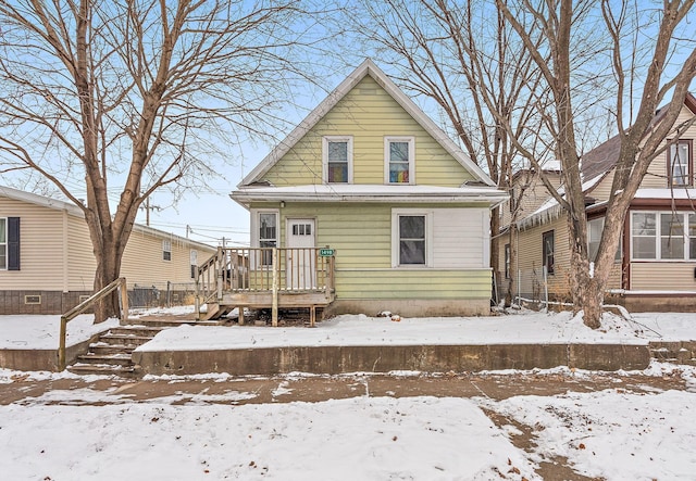 view of front of home