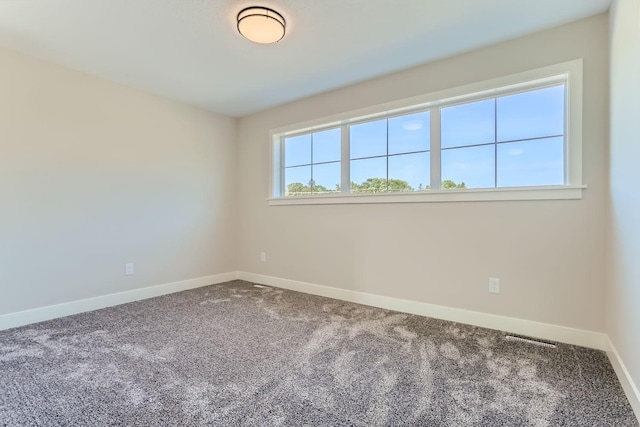 unfurnished room with carpet