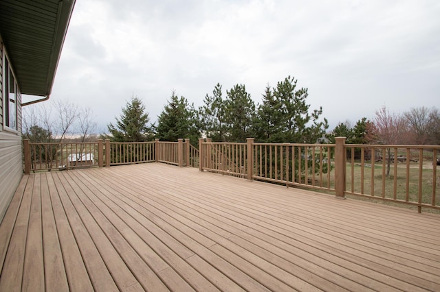 8075 211th Ave NW, Nowthen, MN 55330 - view of wooden terrace