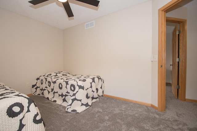 8075 211th Ave NW, Nowthen, MN 55330 - bedroom featuring carpet floors, baseboards, and ceiling fan