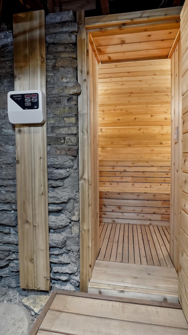 view of sauna / steam room