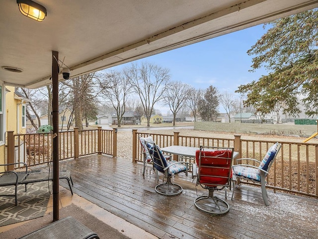230 Mcleod Ave W, Winsted, MN 55395 - deck with outdoor dining space