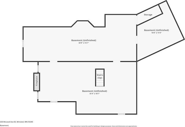 230 Mcleod Ave W, Winsted, MN 55395 - property floor plan