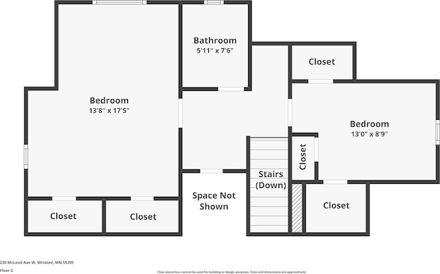 230 Mcleod Ave W, Winsted, MN 55395 - home floor plan