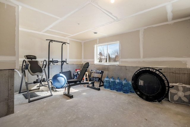 view of exercise room