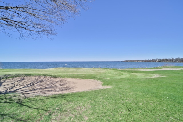 7968 Tournament Trl, Onamia, MN 56359 - view of property's community with a water view, golf course view, and a yard