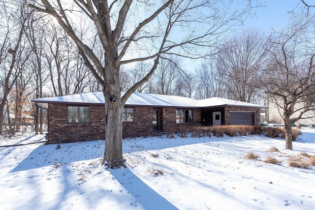 ranch-style house with a garage