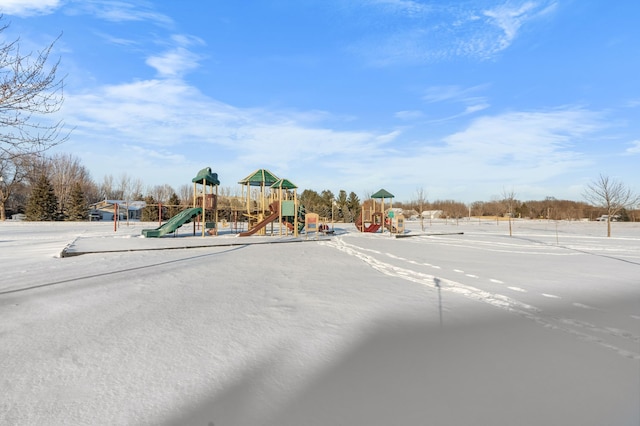 view of jungle gym