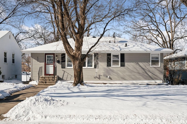 view of front of property