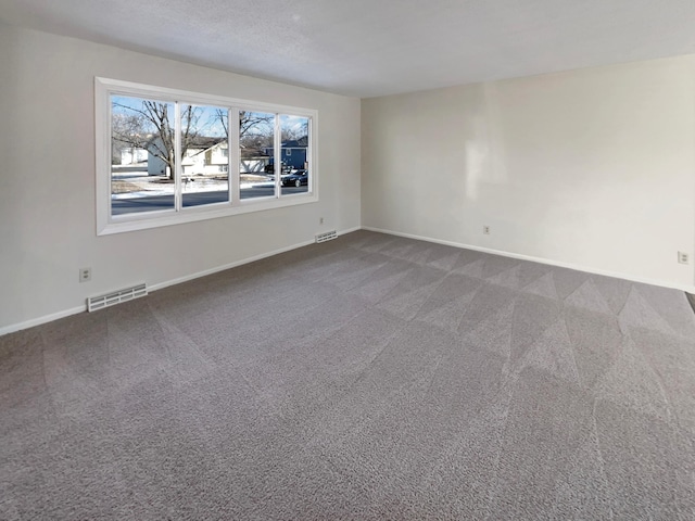 unfurnished room with carpet flooring