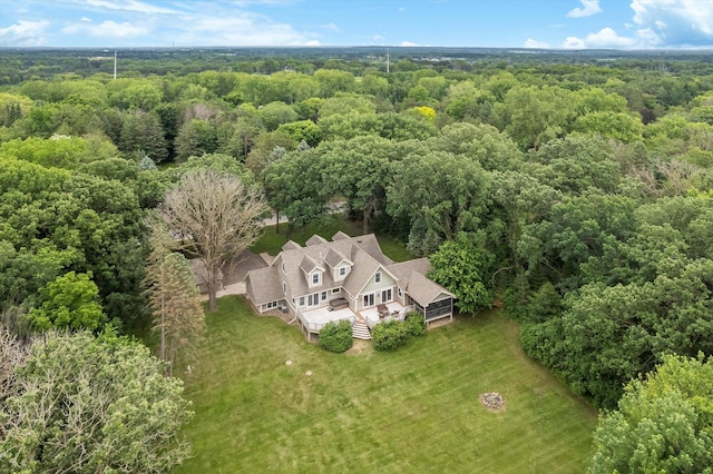 6388 Jasmine Ave N, Stillwater, MN 55082 - view from above of property with a heavily wooded area