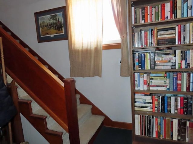 view of stairs