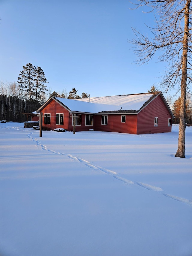 view of front of home