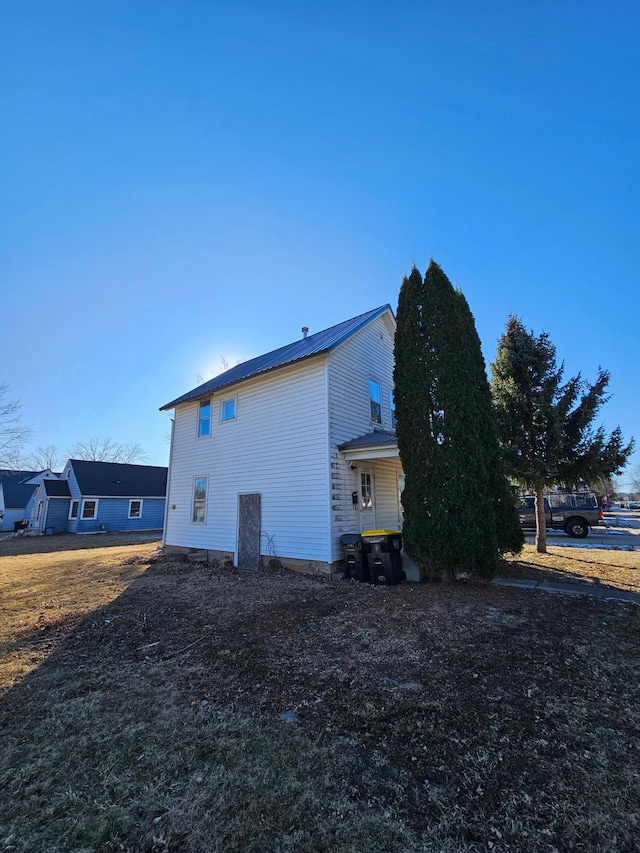 view of side of property