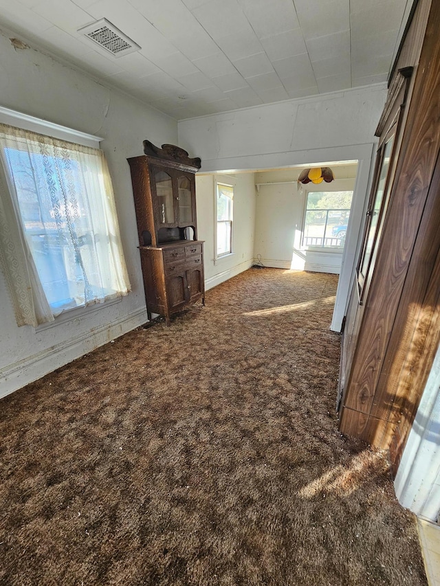 interior space with carpet floors