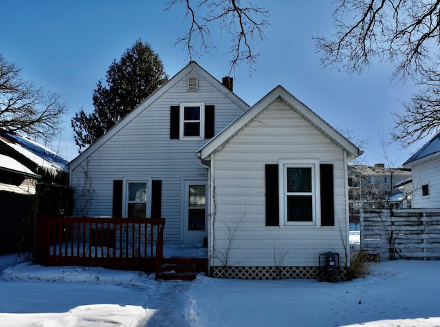 view of front of property