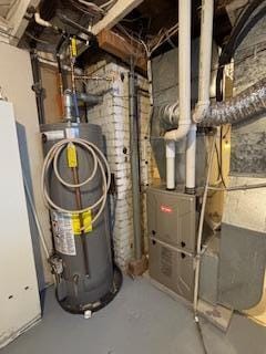 utilities featuring water heater