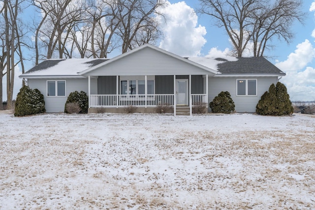 view of ranch-style house