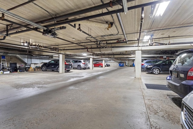 view of parking deck