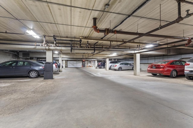 view of parking deck
