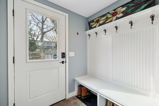 view of mudroom