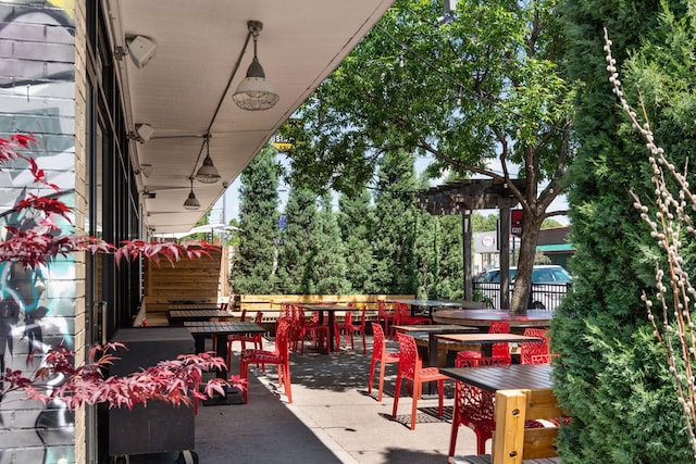 view of patio / terrace featuring outdoor dining area