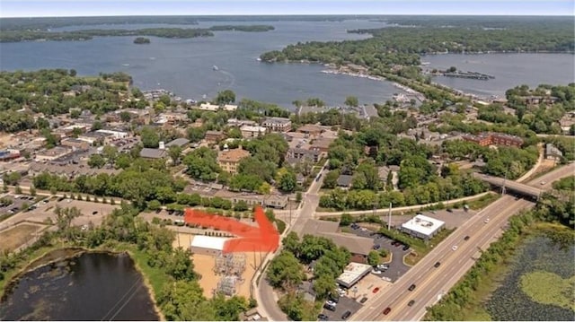 351 Morse Ave, Excelsior, MN 55331 - aerial view of property and surrounding area featuring a large body of water