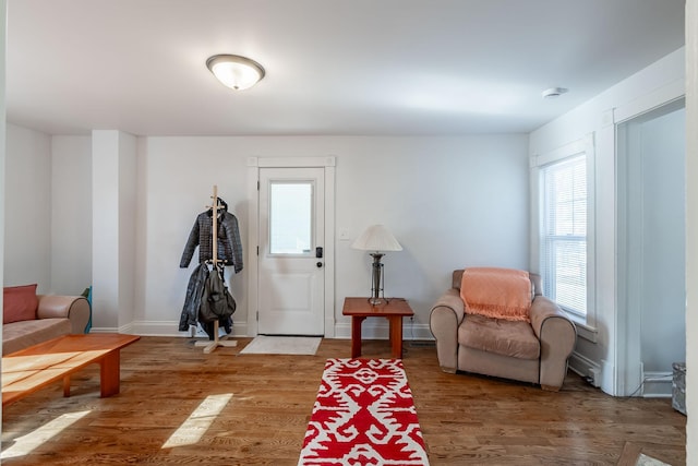 351 Morse Ave, Excelsior, MN 55331 - sitting room featuring wood finished floors and baseboards
