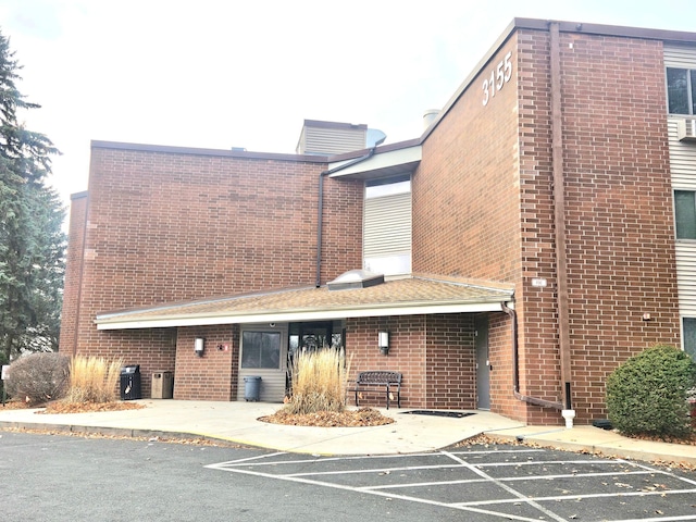 view of property featuring cooling unit