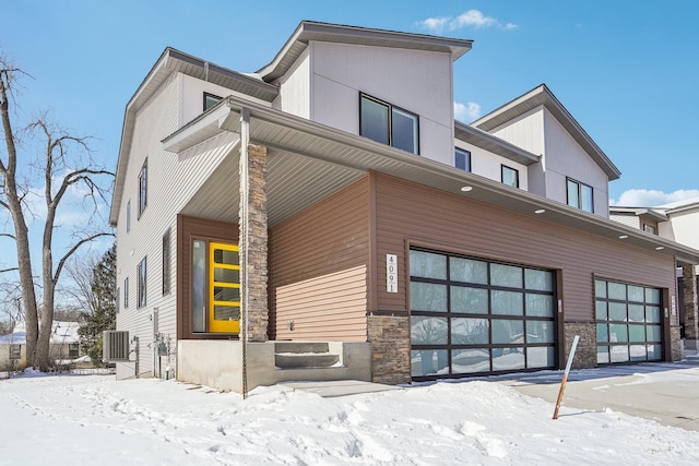 exterior space with central AC unit