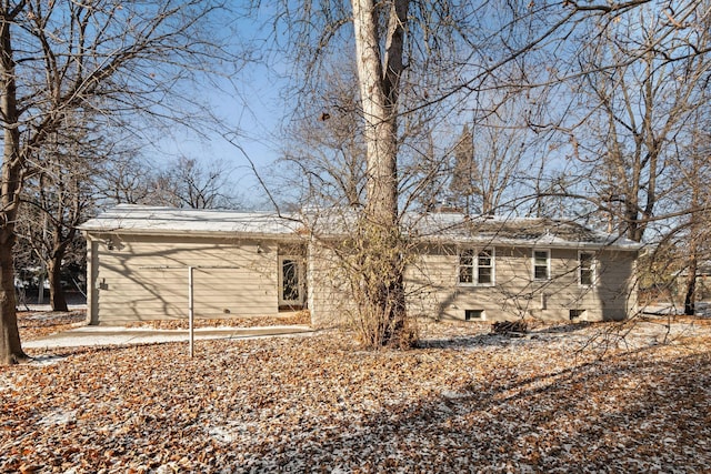 view of rear view of house