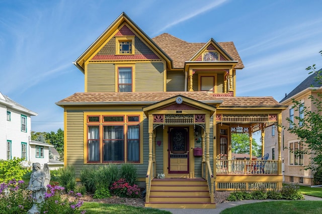 view of victorian house