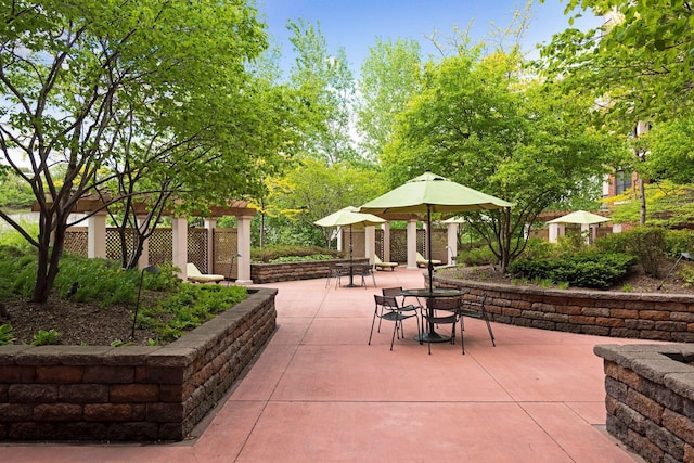 view of patio