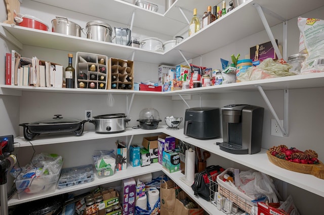 view of pantry