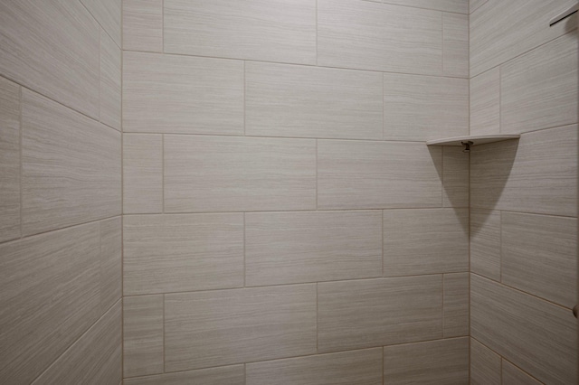 details with tiled shower