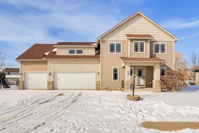 view of front of home featuring an attached garage