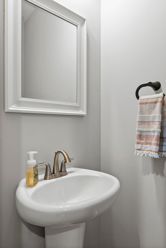 bathroom with a sink