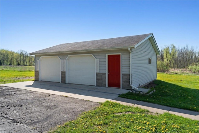E4970 865th Ave, Sherman Twp, WI 54725 - view of detached garage