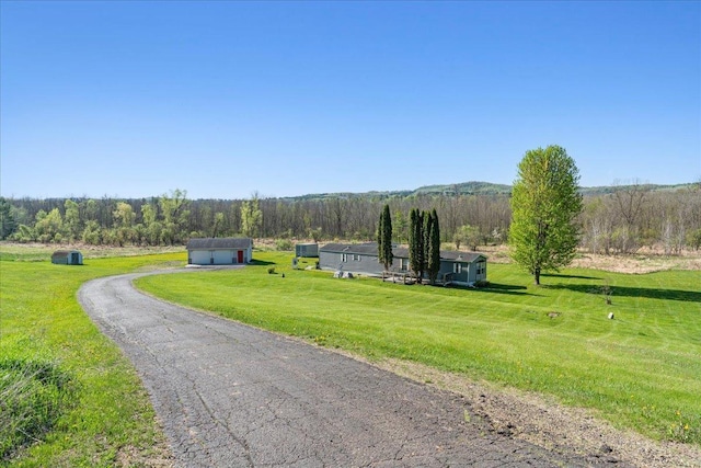 E4970 865th Ave, Sherman Twp, WI 54725 - view of street featuring a wooded view