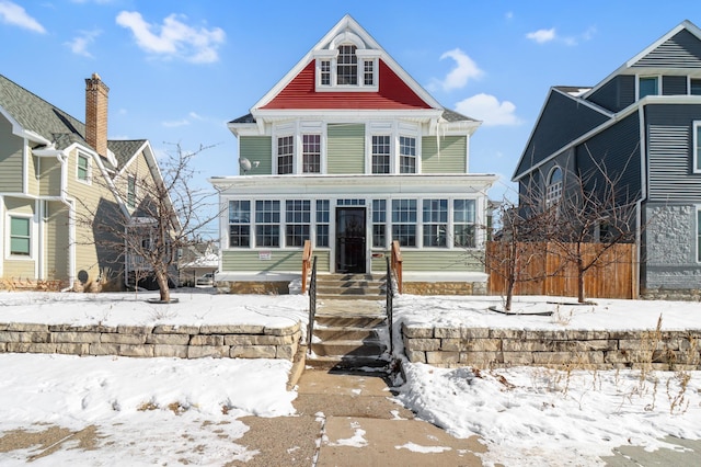 view of front of home