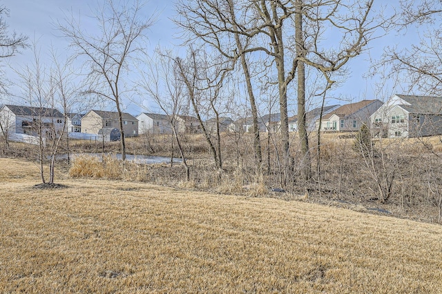 view of yard featuring a residential view