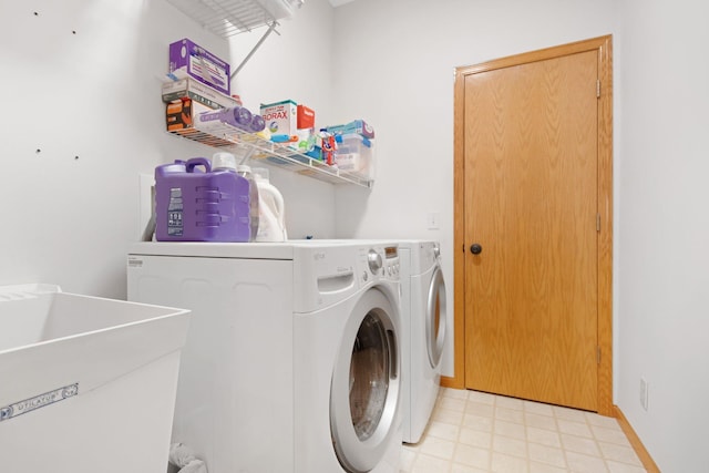 2230 Downing Ave, Shakopee, MN 55379 - washroom featuring separate washer and dryer and light flooring