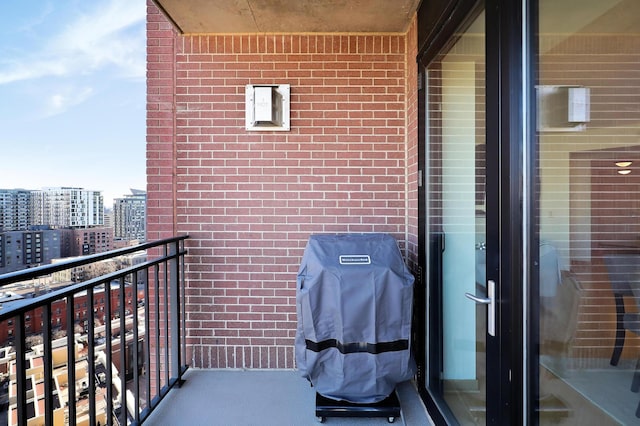 500 Grant St Unit 1302, Minneapolis, MN 55404 - balcony with a city view and area for grilling