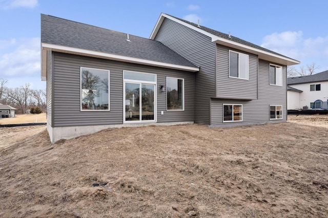 view of rear view of property